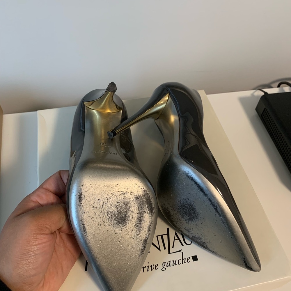 YSL Clara Patent Pumps